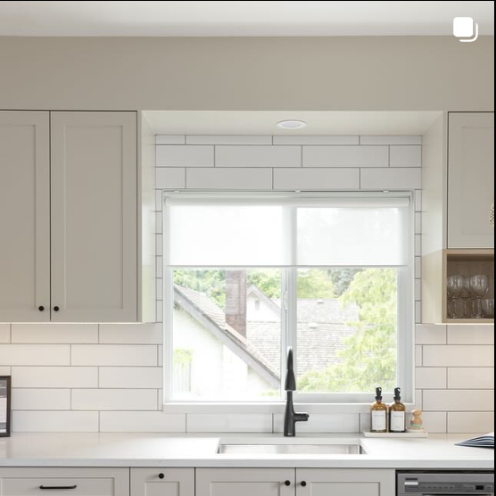 White, clean kitchen designed by iForest